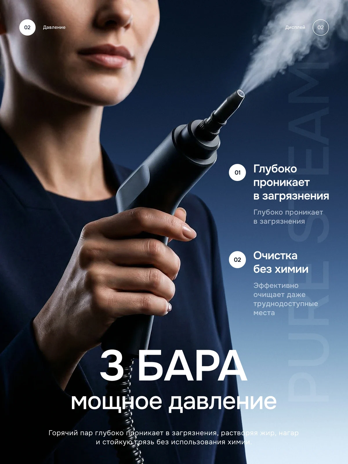 Давление. Направленный пар.